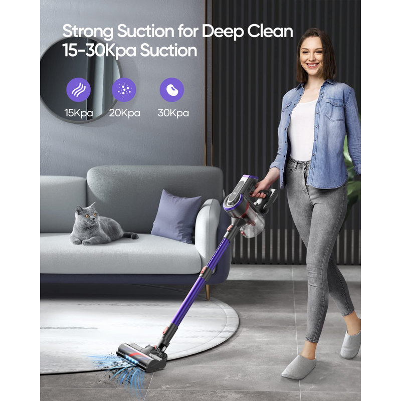Buture Cordless Vacuum Lightweight Stick Cleaner Touch Display Buture & Reviews Wayfair